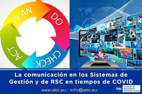La comunicación en los Sistemas de Gestión y de RSC en tiempos de COVID ...