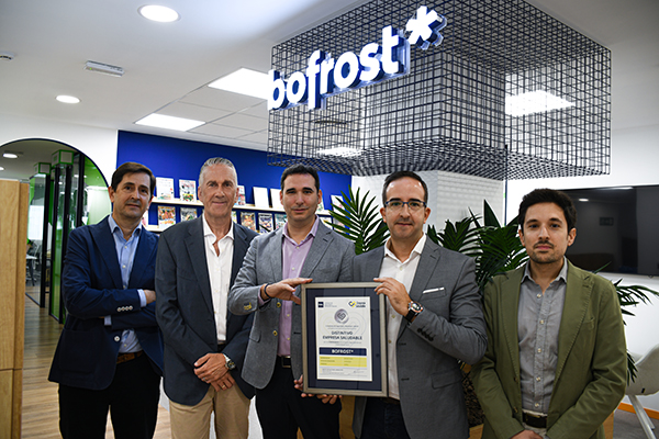 Foto Entrega Distintivo Empresa Saludable bofrost