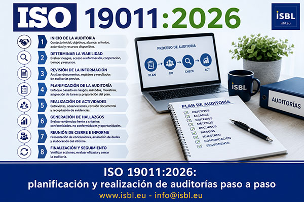 ISO 19011: 2026: planificación y realización de auditorías paso a paso